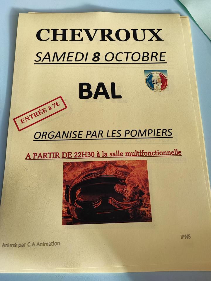 bal pompiers